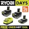 Select Locations: RYOBI ONE+ 18V Starter Kit with 2.0Ah & (2) 4.0Ah Batteries + Charger