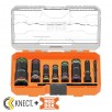 9-Piece Klein Tools KNECT Quad-24 Heavy-Duty Impact Flip Sockets, SAE and Metric $59.98 & More