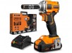 1/2" boen Cordless Impact Wrench: 260 Ft-Lbs (350N.m Brushless Electric Impact Gun w/ 2.0Ah Battery & Charger
