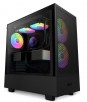 NZXT H Series H5 (2023) Flow RGB Edition ATX Mid Tower  (Chassis Black, CC-H51FB-R1)