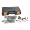 52-Piece Gearwrench 1/4 in. Drive 90-Tooth 6-Point Standard and Deep SAE/Metric Mechanics Tool Set