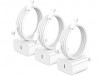 3-Pack 20W USB-C Wall Charger with 6ft 60W USB-C Charging Cable