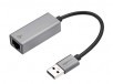 Amazon Basics Aluminum USB 3.0 Gigabit Ethernet Adapter, Gray, 1.97 x 0.83 x 0.59 inches
