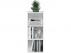 3-Tier Furinno Luder Bookcase / Book / Storage White $15.99 & More