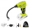 Sun Joe 24V-AJC-MAX Cordless Portable Air Compressor Kit W/ 1.3-Ah Battery, Nozzle Accessories, and Storage Bag