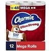 48-Pack Charmin Toilet Paper Mega Rolls (Ultra Strong or Ultra Soft) + $25 Walgreens Cash