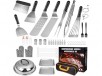 50-Piece Teppanyaki Bakeware Accessory Set Stainless Steel Complete Set