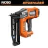 RIDGID 18V Brushless Cordless 16-Gauge 2-1/2 in. Straight Finish Nailer (Tool only) (YMMV)