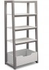 Delta Children Ladder Shelf, White/Grey