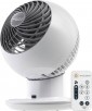5-Speed WOOZOO - Compact Globe Oscillating Fan w/ Remote - White
