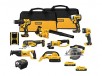 DEWALT 10-Tool 20V MAX Power Tool Combo Kit w/ 2 Batteries + Charger (DCK1021D2)