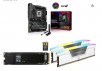 ASUS ROG Strix X870E Gaming Motherboard + 2TB Samsung 990 Evo Plus SSD + 32GB Corsair RAM