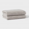 Threshold  Quick Dry Ribbed Towel Set (Various): 2-Pk 54" x 30" Bath Towel or 4-Pk Hand Towel Set $7 & More