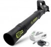 Sun Joe 24V-TB-LTE Cordless Turbine Jet Leaf Blower w/ 2Ah Battery & Charger
