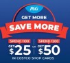 Costco Members: Spend $100 on Qualifying P&G Brand Products, Get a $25 Costco Shop Card w/ Rebate