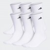 adidas men Athletic Cushioned Crew Socks 6 Pairs (Black or White)