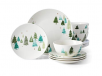Woot - Lenox 893565 Balsam Lane 12-Piece Dinnerware Set for $15.99 and More