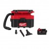 Milwaukee M18 FUEL PACKOUT 18V Lithium-Ion Cordless 2.5 Gal. Wet/Dry Vacuum & 5.0 Ah XC Battery