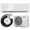 Costway - 12000 BTU Wifi Enabled Mini Split Air Conditioner & Heater with Heat Pump - White