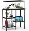 20-Gallon  3-Tier Aquarium Fish Tank Stand, 29.1 x 12.3 x 30.1 Inches 330 LBS (Black)