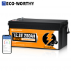 ECO-WORTHY 12V 280Ah 3584Wh Bluetooth LiFePO4 Lithium Battery For RV Home