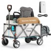 200L Litheli Electric Metal Utility Garden Cart - Powered Cart with Foldable Design