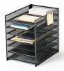 7-Tray  Pen+Gear Wire Mesh File Org