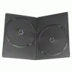 5mm Super Slim Double Black DVD Cases 100 Pack