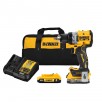 DEWALT XR 20-volt Max 1/2-in Keyless Brushless Cordless Drill (2 Batteries & Soft Bag Included)