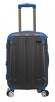 20" Rockland London Hardside Expandable Luggage with Spinner Wheels, Grey, Carry-On