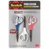 3-Count 3M Scotch Precision Ultra Edge 8" Scissors (Assorted Colors)
