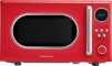 700W  Insignia - .7 Cu. Ft. Retro Compact Microwave - Red