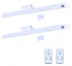 2-Pack 16inch Picture Light Battery Operated, Rechargeable Magnetic Led Lights with Remote