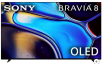 55" Sony Bravia 8 Series 4K UHD OLED Smart TV  w/ 5-Yr Allstate Protection Plan (K55XR80CB)