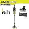 RYOBI ONE+ HP 18V Cordless Advanced WHISPER Series Stick Vacuum Kit w/4.0 Ah Battery & Charger