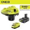 RYOBI ONE+ 18V Cordless 5 Gal. Bucket Top Wet/Dry Vacuum with 2.0 Ah Battery and Charger Kit