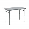 40"L x 20"W Mainstays Plastic Adjustable Height Fold-in-Half Folding Table, Gray