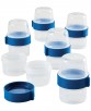 12-Piece Lock n Lock Easy Essentials Twist Two Way Food Storage Container Set, Clear