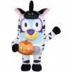 Bluey Halloween Porch Greeters: Bluey as Zebra Costume $9.98, Bingo as Witch Costume $9.98