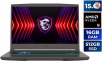 MSI THIN A15 15.6" 144Hz FHD Gaming Laptop: 5 7535HS 16GB RAM 512GB SSD RTX 4060 (Thin A15 B7VF-461US)