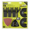 22-Piece RYOBI Oscillating Blade Set