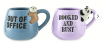 Walmart - Thyme & Table Stoneware Mug Sets: 2-Piece 15.5-Oz Sloth & Panada Set $3 & More