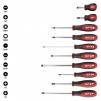 10-Pc Milwaukee 3-8-Inch Phillips/Slotted/Square Screwdriver Kit (48-22-2710)