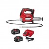 Milwaukee M18 18V Lithium-Ion Cordless 2-Speed Grease Gun with 2x 6.0Ah Batteries and Charger + Choice of Bonus Tool