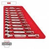 11-Pc Milwaukee Combination Wrench Mechanics Tool Set (SAE)