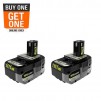 RYOBI ONE+ 18V Lithium-Ion High Performance Starter Kit (4Ah HP & 6.0Ah HP Battery & Charger, PSK1211) + Bonus Tool