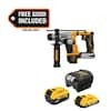 DEWALT ATOMIC 20V MAX Lithium-Ion Cordless Brushless Ultra-Compact 5/8 in. SDS Plus Hammer Drill w/ 5 Ah & 2 Ah Battery