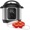 6-Qt Instant Pot 9-in-1 Pressure Cooker Bundle:  Bonus Silicone Pan with Lid  (Stainless Steel)  + $10 Target eGift Card