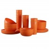 30-Piece  Mainstays Plastic Etched Pumpkin Dinnerware Set  (Pumpkins)