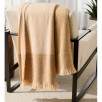 Better Homes & Gardens Ultra Soft Brushed Woven Oversized Throw Blanket, Goldenrod